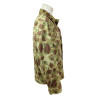 Veste de combat HBT (Herringbone Twill) camouflée, WOODBURY MILLS 1943, US Army, 38R