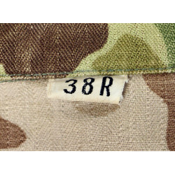 Veste de combat HBT (Herringbone Twill) camouflée, WOODBURY MILLS 1943, US Army, 38R