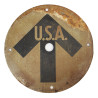 Panneau de signalisation, U.S.A., 1944, Normandie