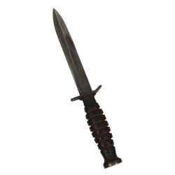 Knife, Trench, USM3, PAL 1943 on Blade, with Scabbard, USM6, MOOSE CO. 1943