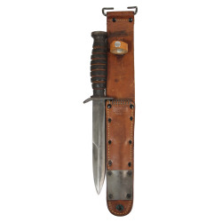 Couteau USM3 PAL 1943 (lame) & fourreau USM6, MOOSE CO. 1943