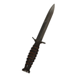 Knife, Trench, USM3, PAL 1943 on Blade, with Scabbard, USM6, MOOSE CO. 1943