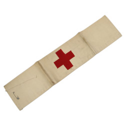 Armband, Medical, and Pass, Medical Detachmet, T/3 Roland Buggiani, Medical Detachment, 505th PIR, 82nd Airborne Division, ETO