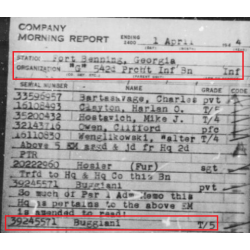 Armband, Medical, and Pass, Medical Detachmet, T/3 Roland Buggiani, Medical Detachment, 505th PIR, 82nd Airborne Division, ETO