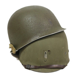 Helmet, M1, Swivel Loops, Schlueter, FIRESTONE Liner, 1st Lieutenant
