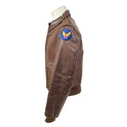 Jacket, Flight, A-2, S/Sgt. Charles Palmer, Aerial Gunner, 403rd BS, 43rd BG, 5th Air Force, USAAF, PTO