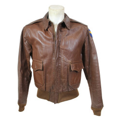 Blouson de vol A-2, S/Sgt. Charles Palmer, mitrailleur, 403rd BS, 43rd BG, 5th Air Force, USAAF, PTO