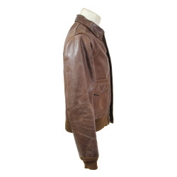 Jacket, Flight, A-2, S/Sgt. Charles Palmer, Aerial Gunner, 403rd BS, 43rd BG, 5th Air Force, USAAF, PTO