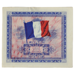 Billet d'invasion, 5 francs, 1944