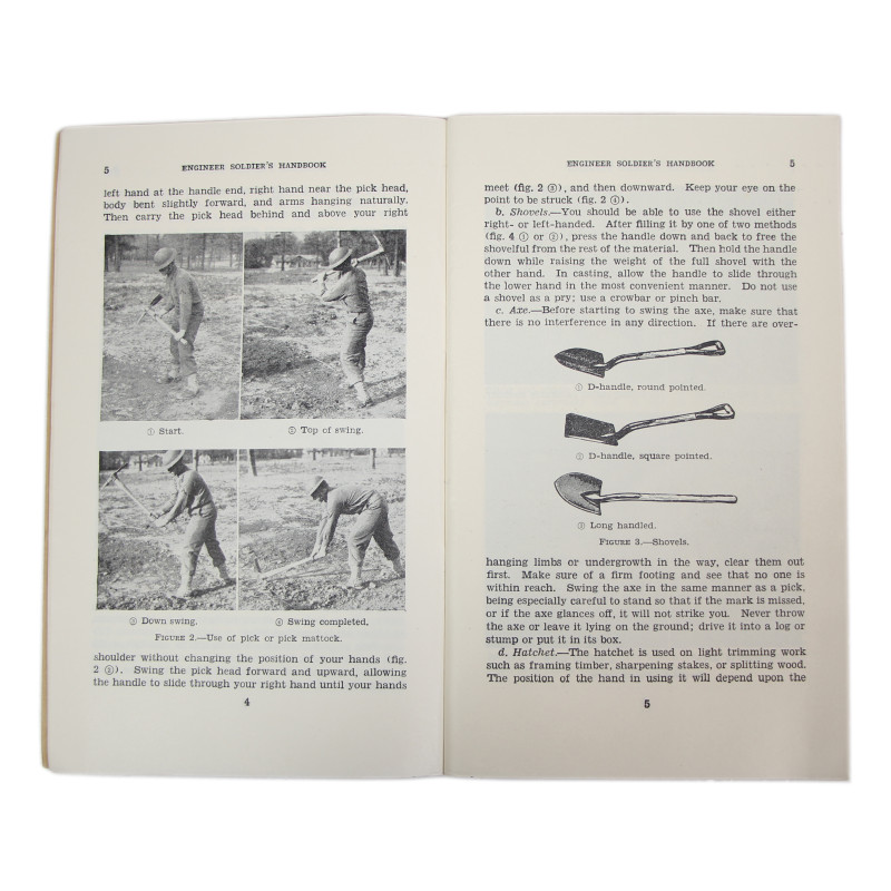 Manuel de campagne, FM 21-105, Engineer Soldier's Handbook, 1941, nominatif, Fort Belvoir