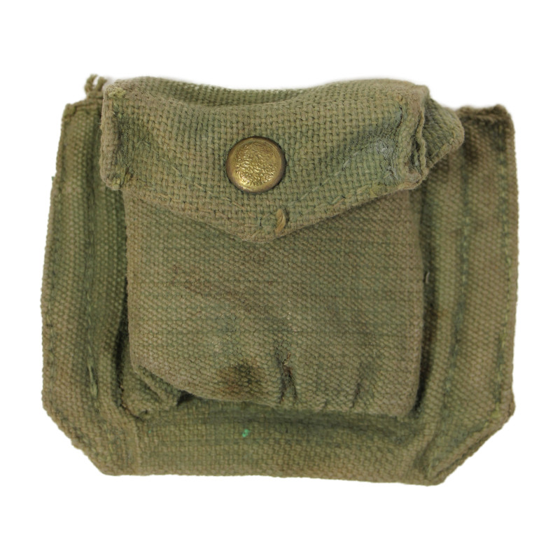 Pochette à munitions britannique, arme de poing, blancotée