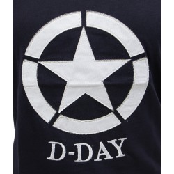 T-shirt femme, bleu marine, D-Day, 101st AB OD