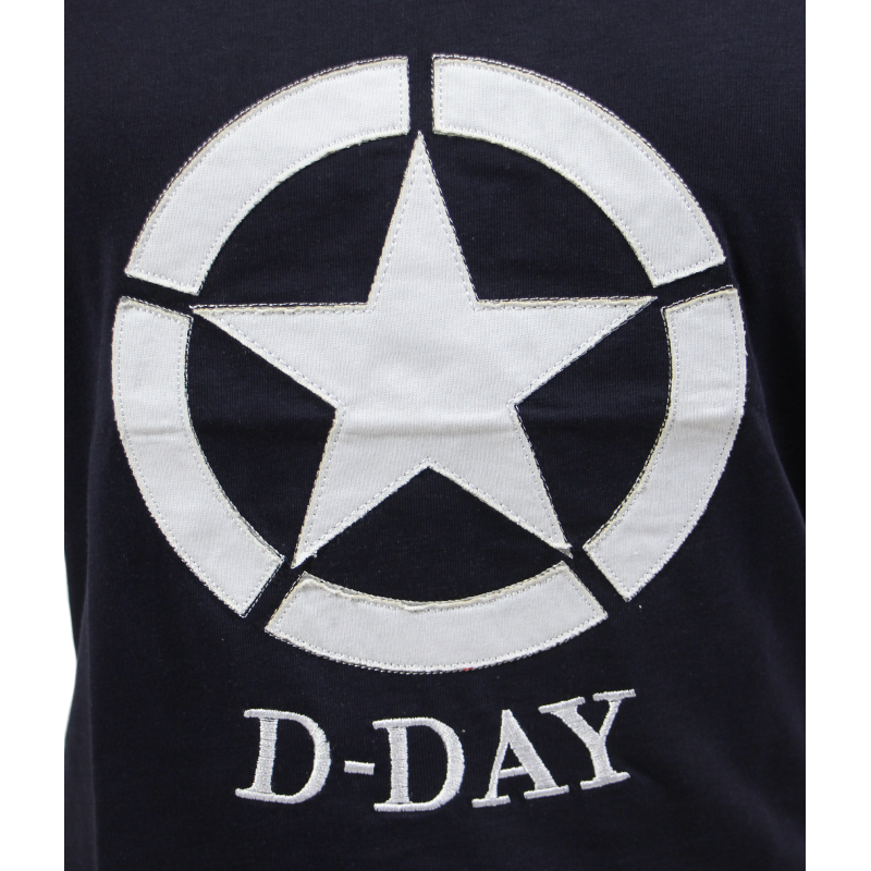 T-shirt femme, bleu marine, D-Day, 101st AB OD
