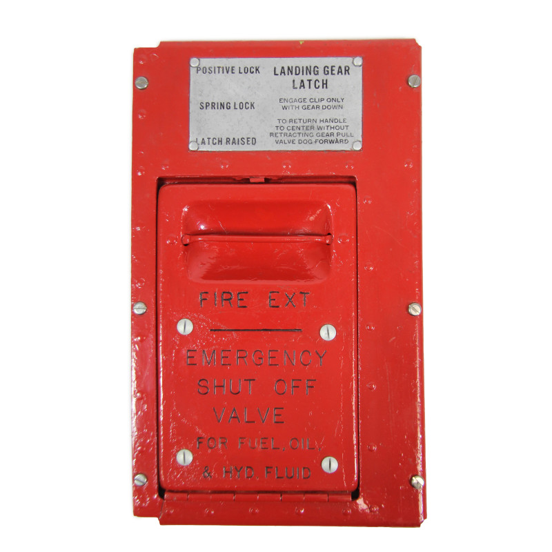 Cover, Panel, Emergency landing gear latch, C-47 Skytrain, USAAF