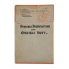 Manuel de préparation au service à l'étranger, Medical Field Service School, 1943