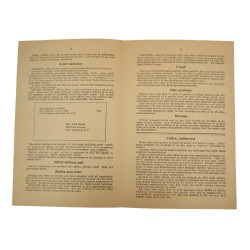 Manuel de préparation au service à l'étranger, Medical Field Service School, 1943