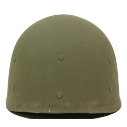 Helmet, M1, Fixed Loops, Schlueter, Ensign, US Navy, MSA Liner, Green A Washers