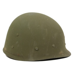 Casque M1, pattes fixes, Schlueter, Ensign, US Navy, liner MSA, A washers verts