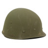 Casque M1, pattes fixes, Schlueter, Ensign, US Navy, liner MSA, A washers verts Casque M1, pattes fixes, Schlueter, Ensign, US Navy, liner MSA, A washers verts