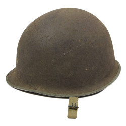 Casque M1, pattes fixes, Schlueter, Ensign, US Navy, liner MSA, A washers verts
