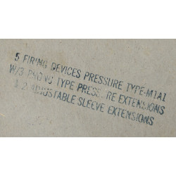 Boîte d'allumeurs à pression, Pressure Firing Device, M1A1