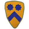 Insigne, 2nd Cavalry Division, bord vert, GEMSCO