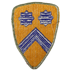 Insigne, 2nd Cavalry Division, bord vert, GEMSCO