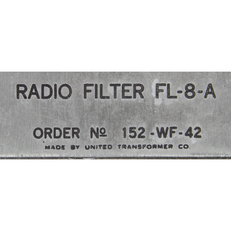 Boîtier, filtre radio, FL-8-A, USAAF