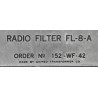 Boîtier, filtre radio, FL-8-A, USAAF
