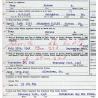 Report of Delinquency, T/5 Horace Frey, 893rd Ordnance Co., Sainte-Mère-Église, 1945