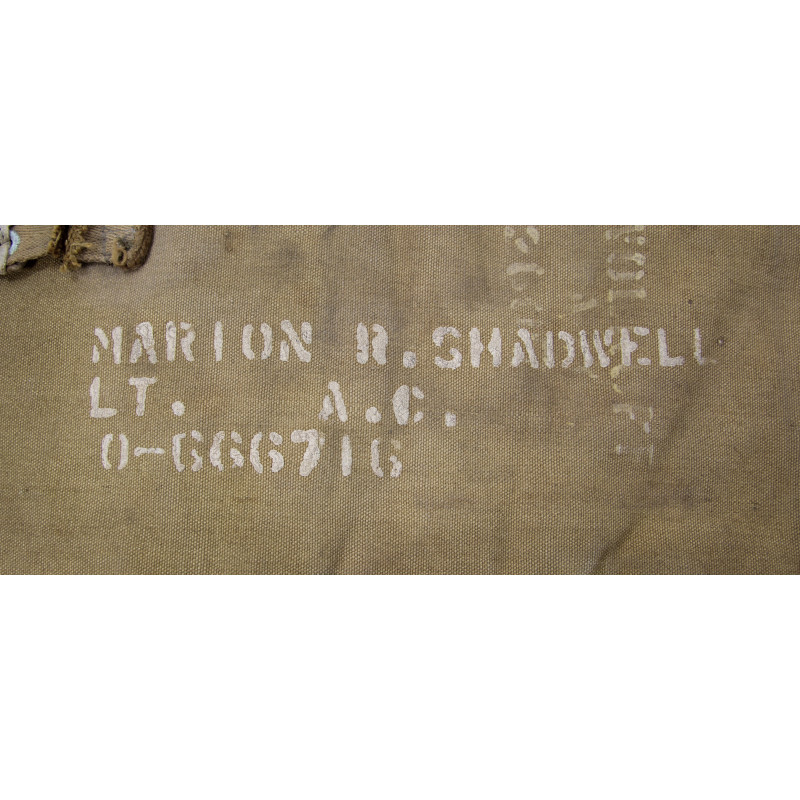 Pad, Back, Parachute, Seat, 2nd Lt. Marion Shadwell, 82nd BS, 12th BG, 12th Air Force, USAAF, KIA, 1943, Italy