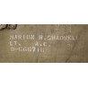 Coussin de parachute siège, 2nd Lt. Marion Shadwell, 82nd BS, 12th BG, 12th Air Force, KIA 1943, Italie
