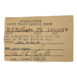 Grouping, T/5 George Gillespie, Rigger Section, Sv. Co., 502nd PIR, 101st Airborne Division, ETO