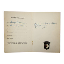 Grouping, T/5 George Gillespie, Rigger Section, Sv. Co., 502nd PIR, 101st Airborne Division, ETO
