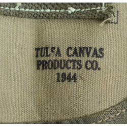 Étui de pelle pliante M-1943, TULSA CANVAS PRODUCTS CO. 1944, 2e type