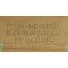 Trousse de soins, Ward Dressing, SUPERIOR SURGICAL MFG. CO., INC., Item No. 9310000, avec accessoires