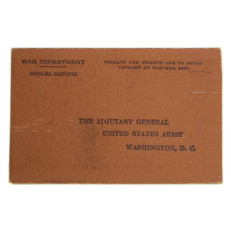 Carte d'identité, Cpt. Myrwood Sutton, Co. C., 67th Medical Battalion, ETO