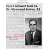 Carte d'identité, Cpt. Myrwood Sutton, Co. C., 67th Medical Battalion, ETO