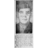 Carte d'identité, Cpt. Myrwood Sutton, Co. C., 67th Medical Battalion, ETO