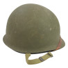 Casque M1, pattes fixes, liner MSA, Cpt. Albert Falther, Regimental Supply Officer, 5th Inf. Regt., 71st Infantry Division, ETO