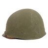 Casque M1, pattes fixes, liner MSA, Cpt. Albert Falther, Regimental Supply Officer, 5th Inf. Regt., 71st Infantry Division, ETO