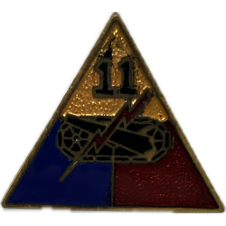 Crest, 11th Armored Division, à épingle