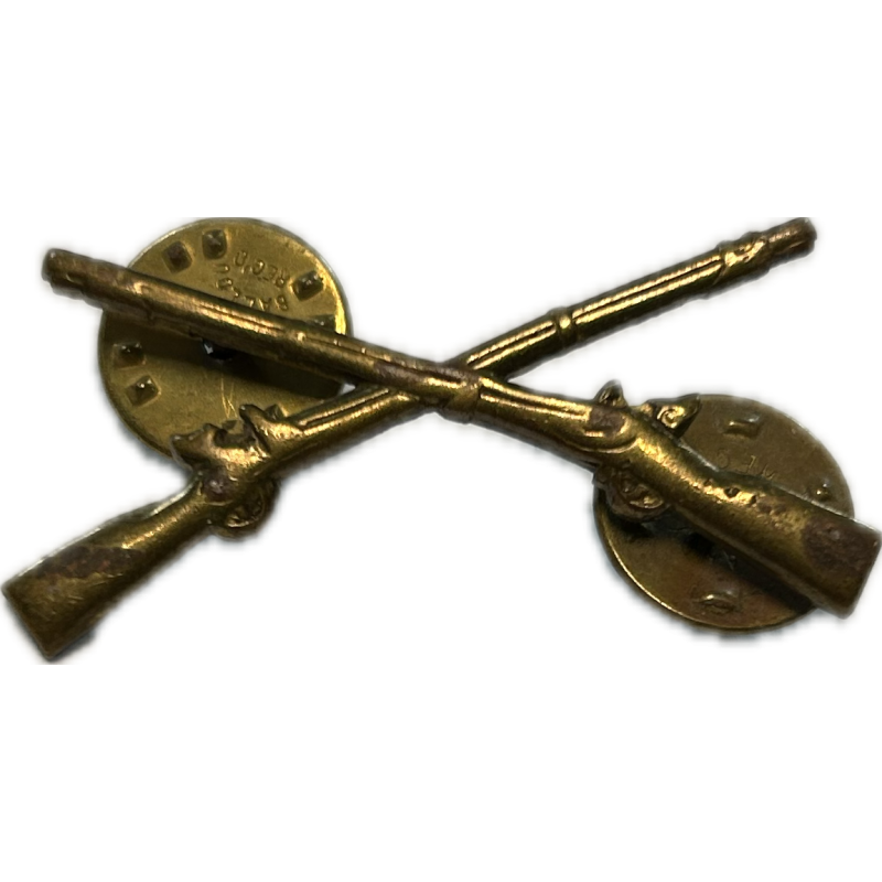 Insigne de col officier US Infantry, à pin's