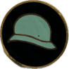 Crest, 93rd Infantry Division, à épingle Crest, 93rd Infantry Division, à épingle