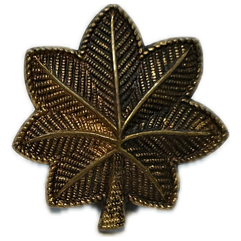 Insignia, Rank, Major, Pin Back
