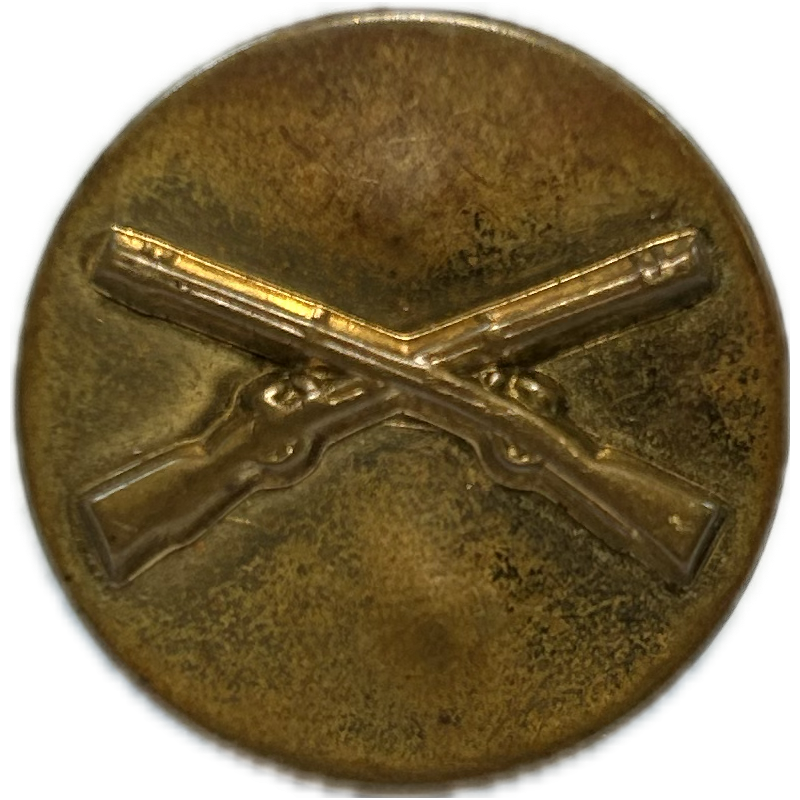 Disk, Collar, Infantry, Embossed Disk, Collar, Infantry, Embossed