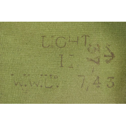Bag, Gas Mask, British, 1943, W.W. Ltd. 1943