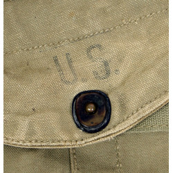 Sac M6 pour roquettes de bazooka, INDIANAPOLIS TENT & AWNING CO. 1943, premier type