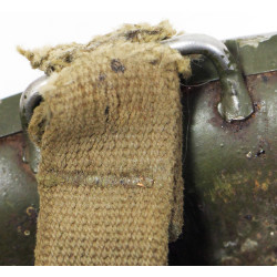 Casque M1, pattes fixes, camouflé, liner WESTINGHOUSE, US Navy