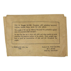 Goggles, M-1943, Clear Lenses, S. FROEHLICH CO., Inc. 1943